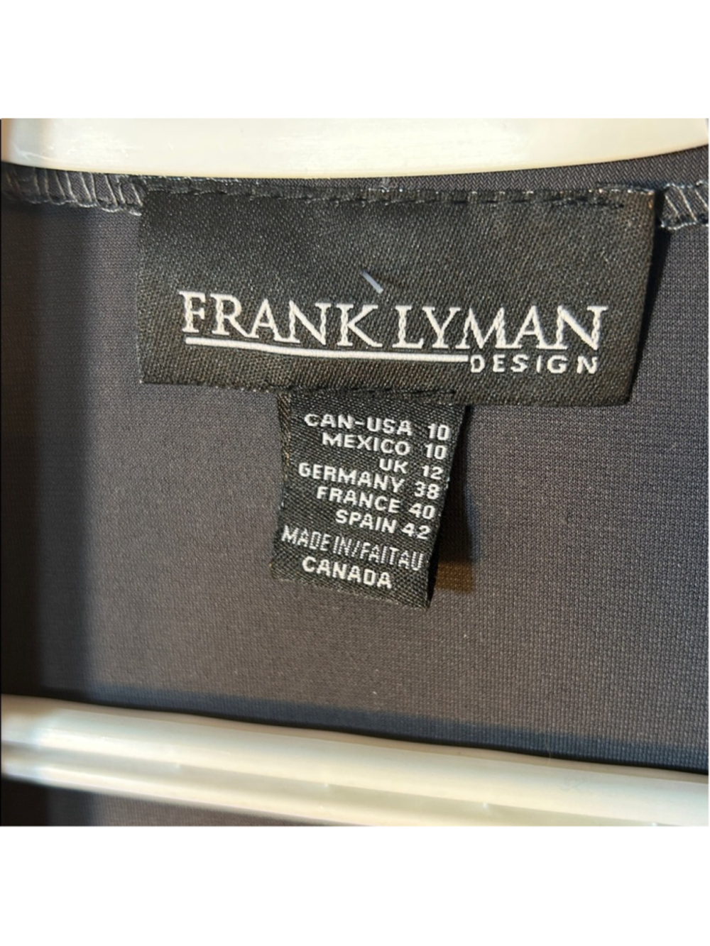 Vintage Frank Lyman Grey Cropped Bolero Jacket Women’s Size 10 - Picture 2 of 6